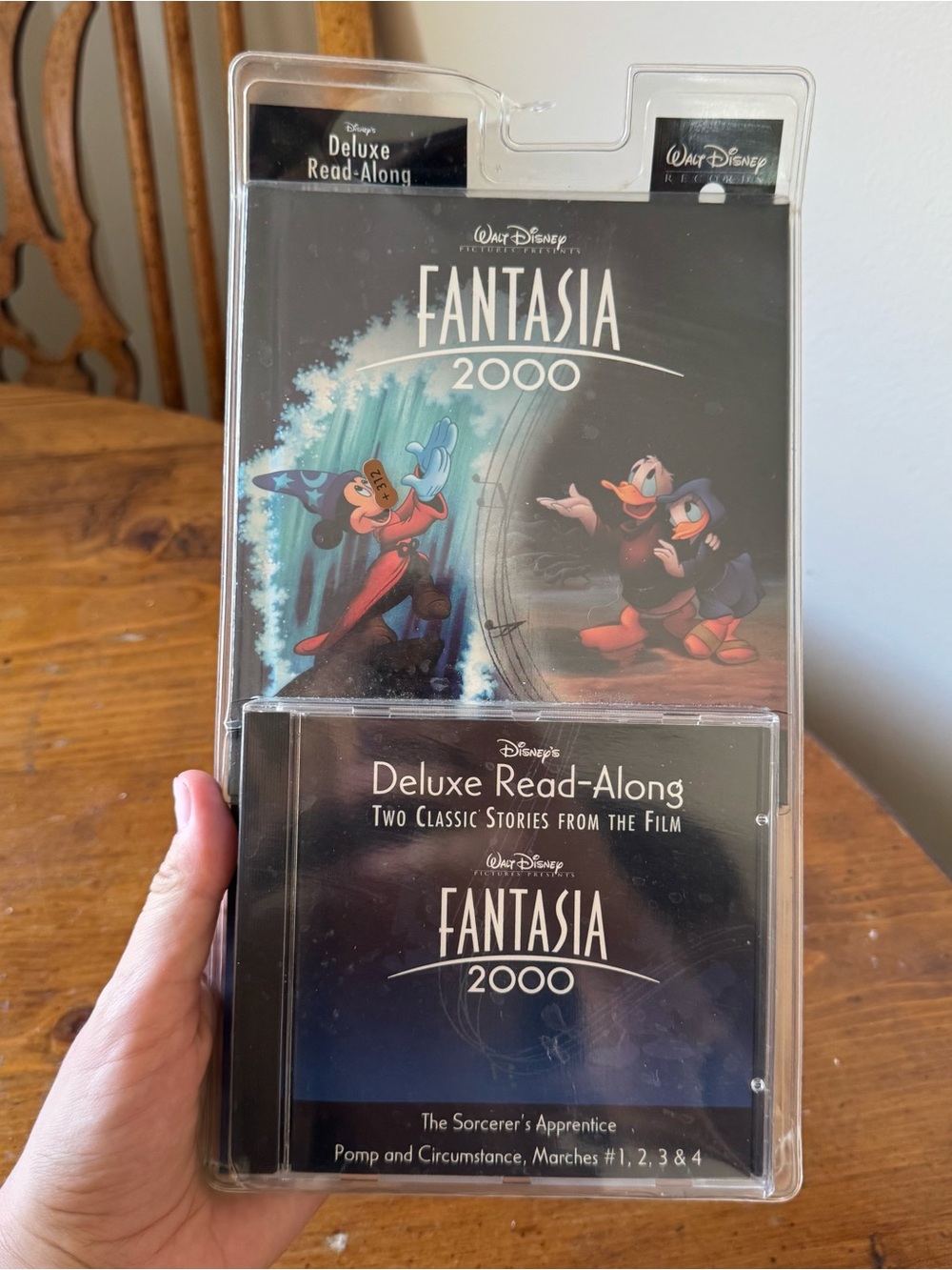 DISNEY FANTASIA 2000 DELUXE READ-ALONG SORCERER'S APPRENTICE CD SET NEW